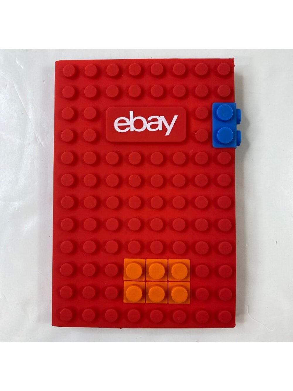 eBay Spiral Notebook Brick Design Red Blue Orange eBayana